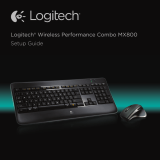 Logitech Wireless Performance Combo MX800 Installation guide