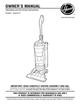 Hoover UH70400 Owner's manual