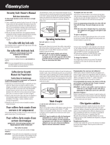 SentrySafe X041E Owner's manual