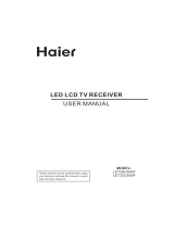 Haier LET26C600 User manual