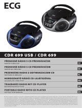 ECG CDR 699 USB User manual