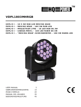 HQ-Power VDPL1803MHRGB User manual