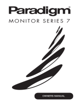 Paradigm Monitor 7 v7 User manual