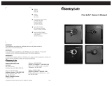 SentrySafe Fire-Safe Owner's manual