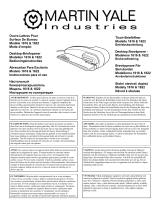 MartinYale 1616 Operating instructions