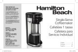 Hamilton Beach FlexBrew Single-Serve User manual