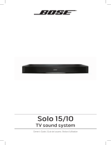 Bose ® Solo 15 TV sound system User manual