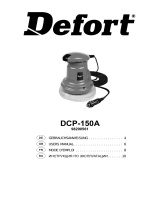Defort DCP-150A Owner's manual