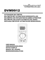 Velleman DVM9912 User manual