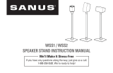 Sanus WSS1 User manual