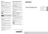 Sony MDR-1A/B User manual
