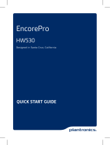 Plantronics EncorePro 530 Specification