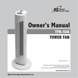 Royal Sovereign TFN-508 Owner's manual