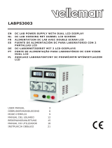 Velleman LABPS3003 User manual