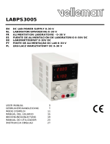 Velleman LABPS3005 User manual