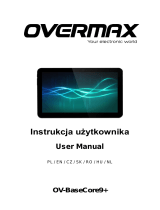 Overmax BaseCore 9+ User manual
