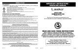 Lasko U11300 User manual