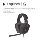 Logitech G430 Surround Sound Gaming Headset User manual