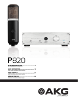 AKG P820 User manual
