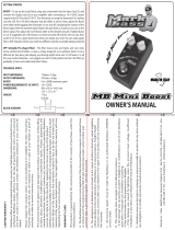 MarkBass MB Mini Boost Owner's manual