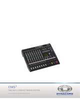 Dyn­acord CMS600-3 User manual