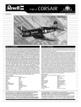 Revell F4U-4 Corsair User manual