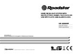 Roadstar HIF-3650UMP User manual