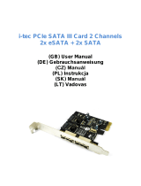 i-tec PCE2SATA User manual