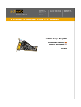 Techsolo PCI 5.1 soundcard User manual