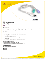 DeLOCK USB to PS/2 Adapter Datasheet