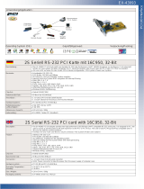 EXSYS 2S Serial RS-232 PCI card w/ 16C950, 32-Bit Datasheet