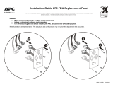 APC UPS PDU Replacement Panel User guide