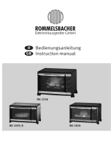Rommelsbacher BG 1050 User manual