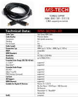 MS-Tech MM-30/HD-3D Datasheet