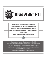GOgroove BlueVIBE F1T User manual
