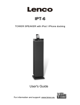 Lenco IPT-6 G Owner's manual