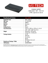 MS-Tech LU-276 Datasheet