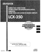 Aiwa LCX-350 User manual