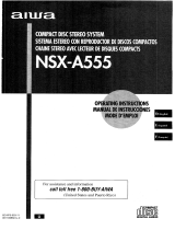 Aiwa NSX-A555 User manual