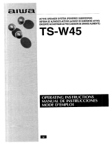 Aiwa TS-W45 User manual