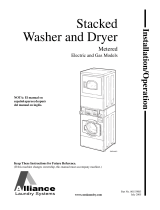 Alliance Laundry Systems SWD447C User manual