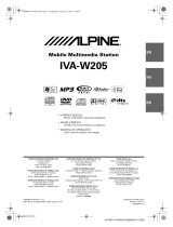 Alpine IVA-W205 User manual
