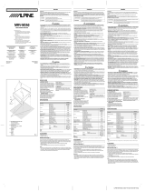 Alpine MRV-M250 Owner's manual