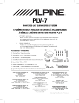 Alpine PLV-7 User manual
