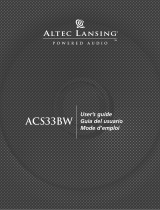 Altec Lansing ACS33BW User manual