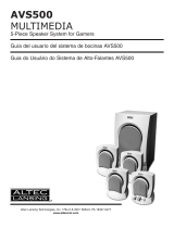 Altec Lansing Altec AVS500 User manual