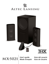 Altec Lansing MX5021 User manual
