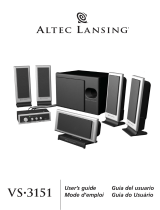 Altec Lansing 3151 User manual