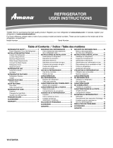 Amana ART348FFFW User manual