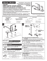 American Standard COLONY SINGLE CONTROL KITCHEN FAUCET User manual